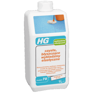 HG czyste, błyszczące wykładziny elastyczne