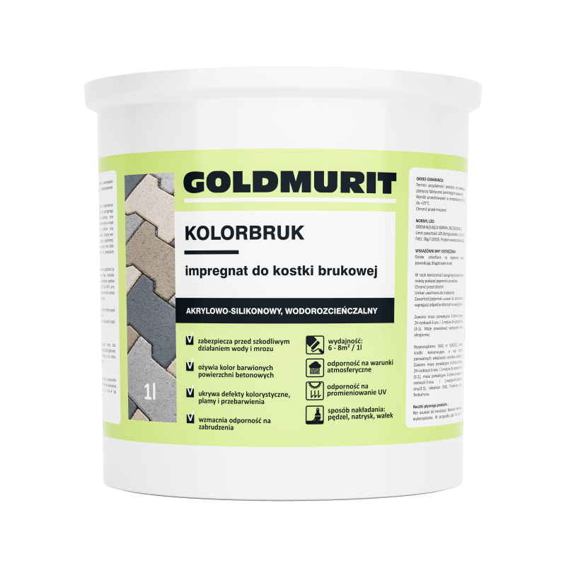 Kolorbruk impregnat do kostki brukowej żółty 1l