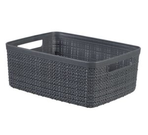 Koszyk JUTE S 5 L ciemny szary