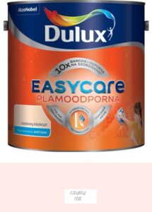 Farba plamoodporna do ścian Dulux EasyCare czysty róż 5 l