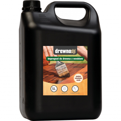 Drewnostyl Impregnat z woskiem teak 5l
