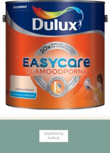 Farba plamoodporna do ścian Dulux EasyCare szykowny turkus 2,5 l
