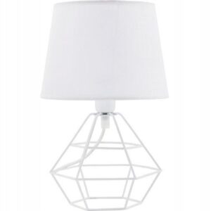 Lampa stołowa TK-Lighting Diamond biały 60 W