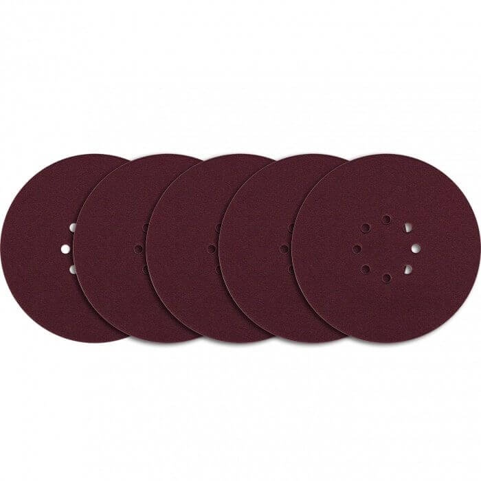 Krążek Ścierny Na Rzep 8 Otw. P150 (225 mm) 5 Szt. Goldmurit