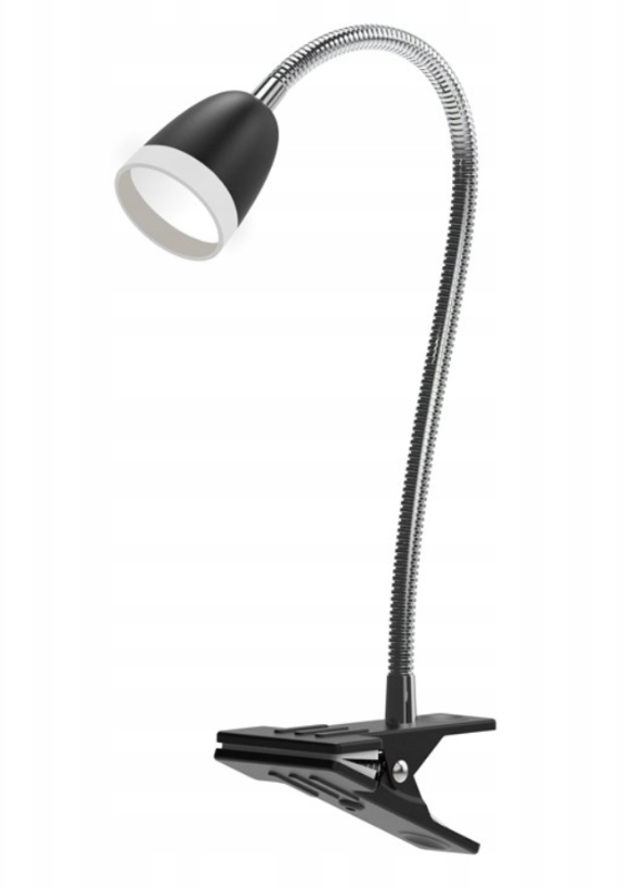Lampka biurkowa czarna Larus klips LED 3W