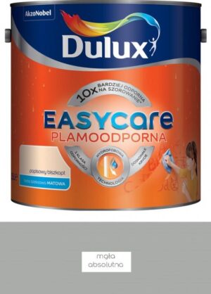Farba plamoodporna do ścian Dulux EasyCare mgła absolutna 2,5 l