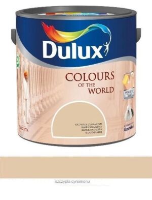 Farba lateksowa do ścian Dulux Kolory Świata szczypta cynamonu 2,5 l