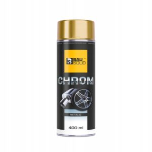 Emalia w sprayu Chrom Złoty 400ml