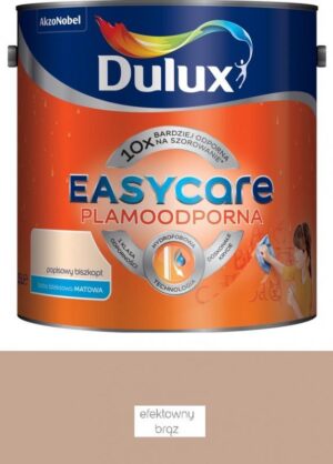 Farba plamoodporna do ścian Dulux EasyCare efektowny brąz 5 l