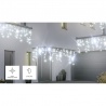 Dom Kurtyna świetlna sople 100 LED zimny biały + zimny biały flesz 13-562