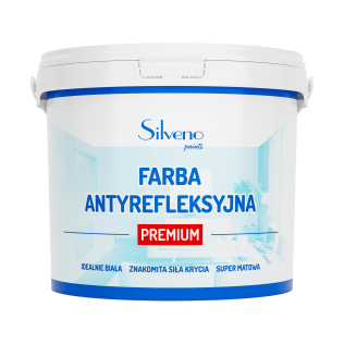 Silveno Farba antyrefleksyjna biała premium 2,5l