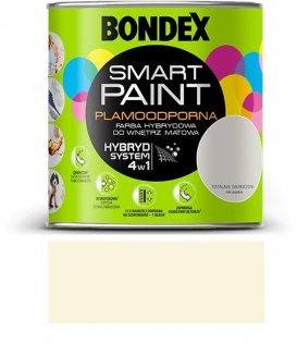 Wyniki wyszukiwania Plamoodporna farba hybrydowa Bondex Smart Paint creme brulee 2,5l
