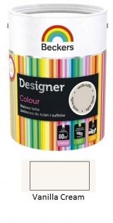 Beckers Designer Colour Matowa farba lateksowa Beckers Designer Colour vanillia cream 2,5 l