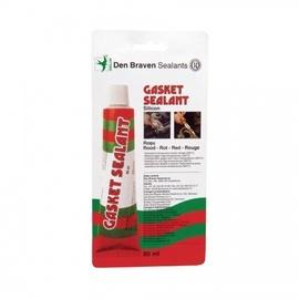 Silikony, piany, kleje Silikon Den Braven Gasket Sealant 300 st C czerwony 80 ml