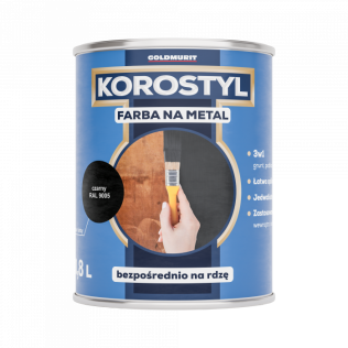 Farby do metalu Farba na Metal 3w1 - Bezpośrednio na Rdzę Biały RAL 9010 0,8l