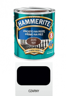 Malowanie Hammerite Farba do metalu Czarny matowy 0,25 l