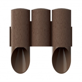 Dekoracje Palisada ogrodowa brązowa 3 MAXI 2,1 m Cellfast 34-011
