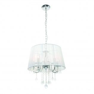 Elektryka i elektronika  Light Prestige Lampa Mona 5 wisząca LP-5005/5P Srebrna