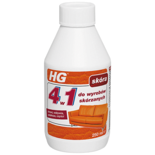 Porządki i chemia  HG 4 w 1 do wyrobów skórzanych 250ml