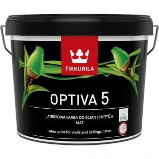 Farby białe Farba lateksowa Tikkurila Optiva Matt 5 baza c 0,45 l