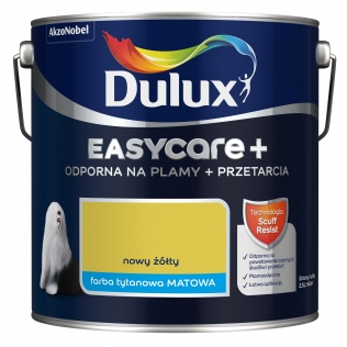 Farby kolorowe Dulux EasyCare+ nowy żółty 2,5 l