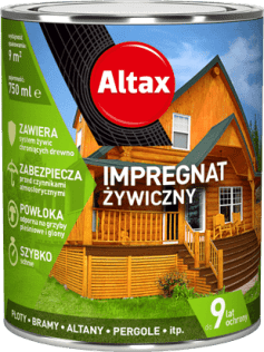 Środki do drewna  Impregnat żywiczny Altax dąb 0,75 l