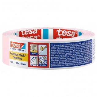 Taśmy TESA 04333 różowa Taśma maskująca 30mm 50metrów