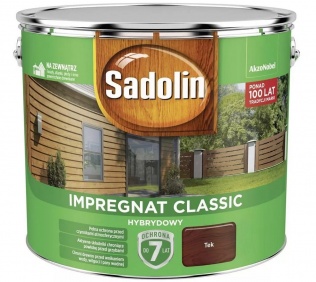 Malowanie Impregnat ochronno-dekoracyjny Sadolin Classic hybrydowy 0,75l zielony