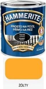 Farby do metalu Hammerite Farba do metalu Żółty połysk 2,5 l