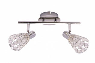 Elektryka i elektronika  Kinkiet Krislamp Rosa belka 2 PŁ. chrom R119/2L MAX
