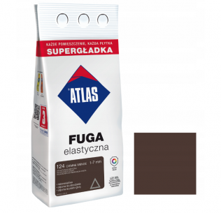 Budowa Fuga elastyczna 124 ciemne wenge Atlas 5 kg