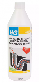 Środki HG HG kuchenny środek do udrażniania zatkanego zlewu 1l