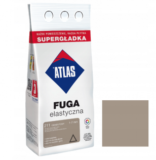 Budowa Fuga elastyczna 211 cementowy Atlas 5 kg