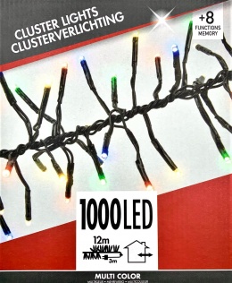 Elektryka i elektronika  Lampki choinkowe 1000 LED kolorowe