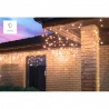 Elektryka i elektronika  Kurtyna świetlna sople 100 LED ciepły biały 13-558