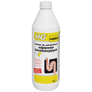 Porządki i chemia  HG środek do udrażniania odpływów kanalizacyjnych 1l