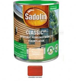 Malowanie Impregnat ochronno-dekoracyjny Sadolin Classic szwedzka czerwień 0,75 l