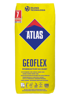 Budowa Klej żelowy do płytek wysokoelastyczny Atlas Geoflex 5 kg
