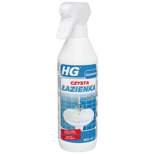 Porządki i chemia  HG czysta łazienka – pianka w sprayu 500ml