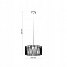 Elektryka i elektronika  Lampa wisząca TK-Lighting Harmony black S 1 punkt światła E27