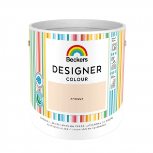 Farby wewnętrzne Farba Lateksowa Beckers Designer Colour Apricot 2,5 l