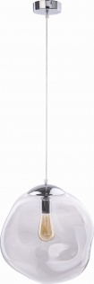 Elektryka i elektronika  Lampa wisząca TK-Lighting SOL 1 punkt światła E27 chromowana