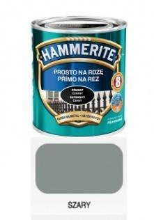 Malowanie Farba do metalu na rdzę Hammerite półmat szary 0,7 l