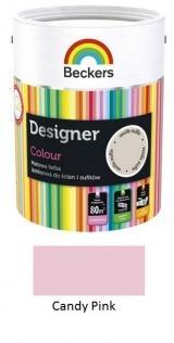 Artykuły malarskie Matowa farba lateksowa Beckers Designer Colour candy pink 2,5 l