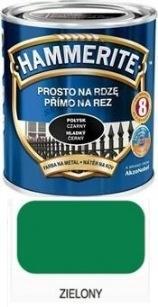 Malowanie Hammerite Farba do metalu Zielony połysk 0,25 l