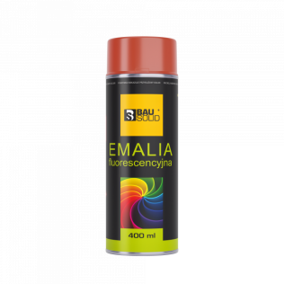 Farby do metalu Emalia Fluorescencyjna RAL 3026 Czerwony 400ml