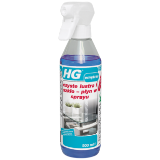 Porządki i chemia  HG czyste lustra i szkło – płyn w sprayu 500ml