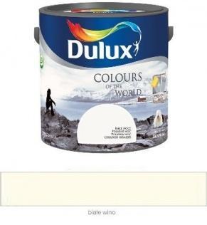 Farby kolorowe Farba lateksowa do ścian Dulux Kolory Świata białe wino 5 l