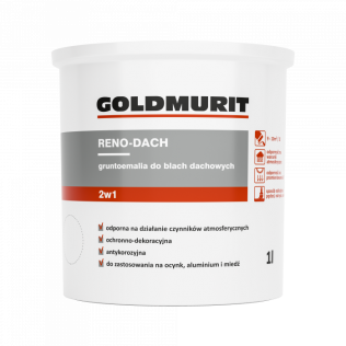 Farby do blach dachowych Goldmurit Reno-Dach - farba do dachów grafitowy RAL 7016 1l
