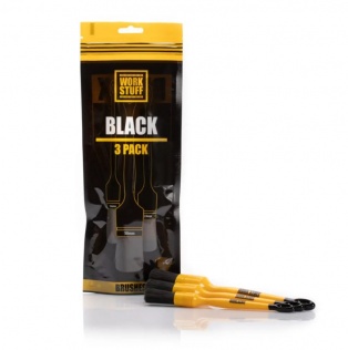 Motoryzacja Pędzelki Detailing Brush BLACK 3-pack